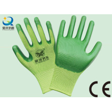 13G Nitrile Polyester Shell, Nitrile Coated Safety Work Gloves (N6006)